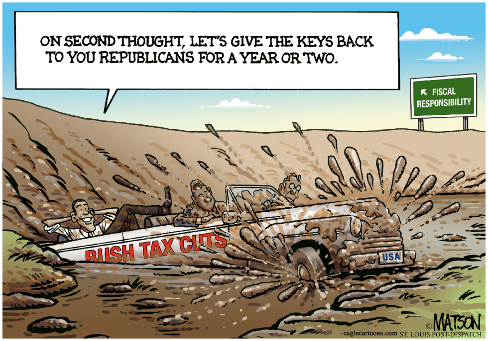 Deal To Extend Bush Tax Cuts-COLOR