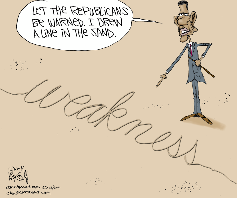 Obamas Weakness COLOR