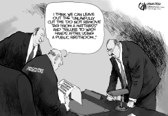 TRUMPED CHARGES by Cam Cardow