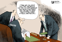 TRUMPED CHARGES by Cam Cardow