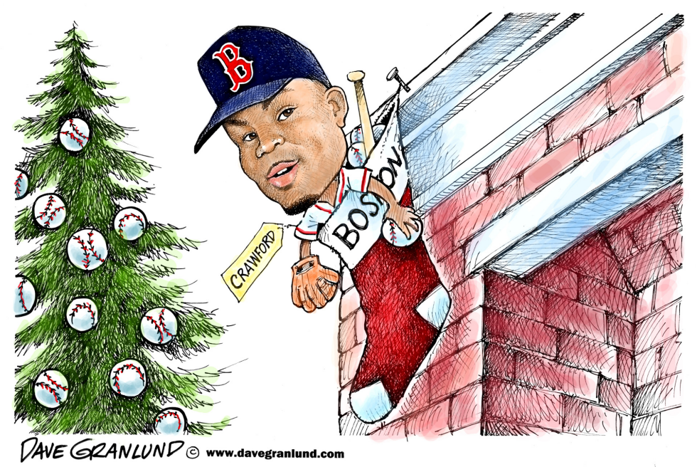  RED SOX CHRISTMAS by Dave Granlund