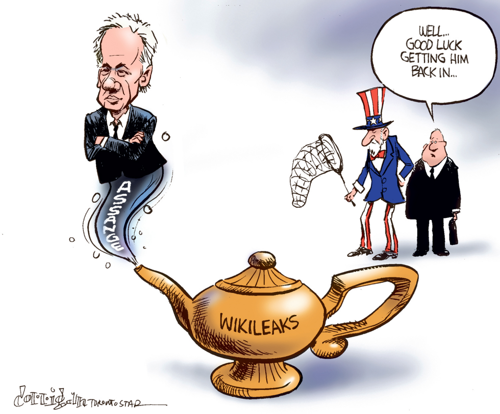 Genie Assange out of the bottle