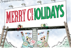HAPPY HOLIDAYS by Joe Heller