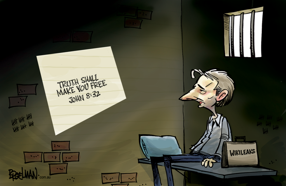 Assange moved to isolation Color