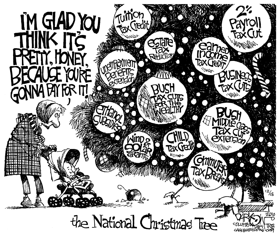 Loading Up The Christmas Tree