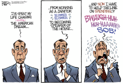 BOEHNER GETS EMOTIONAL  by Nate Beeler
