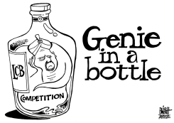LOCAL- PENNSYLVANIA LIQUOR MONOPOLY, B/W by Randy Bish