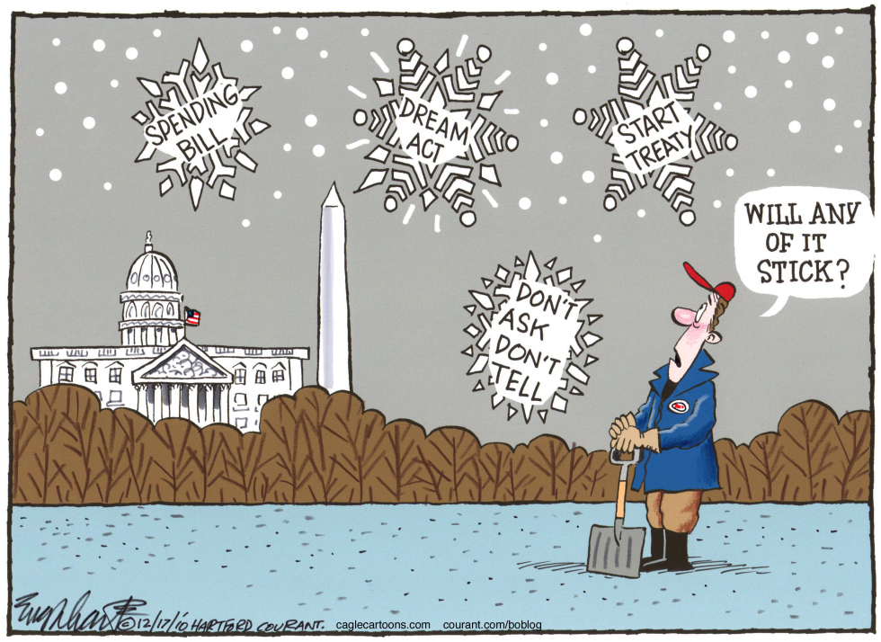  SNOW IN WASHINGTON by Bob Englehart