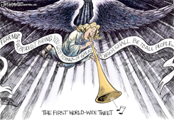 CHRISTMAS MESSAGE by Joe Heller