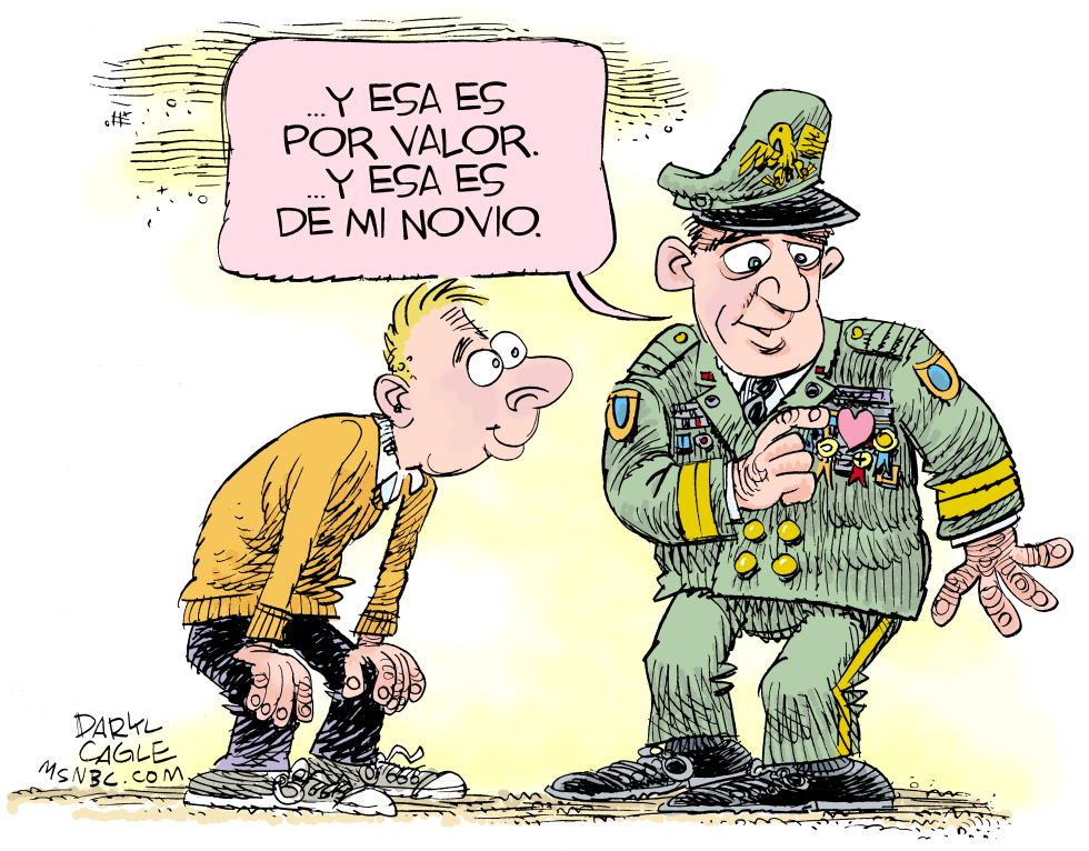  NO PREGUNTAR NO DECIR DEROGADA  by Daryl Cagle