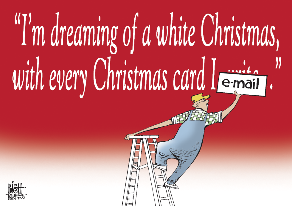 EVERY CHRISTMAS CARD I WRITE, COLOR