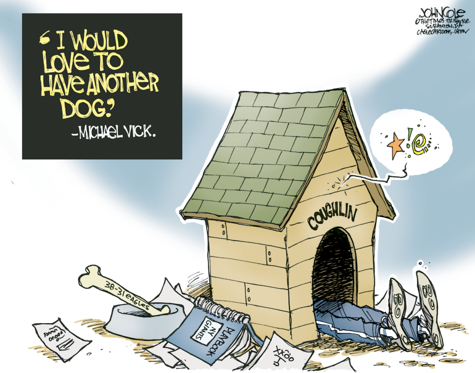 Coughlin in the doghouse COLOR