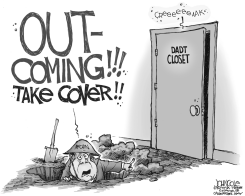 MCCAIN AND DADT BW by John Cole