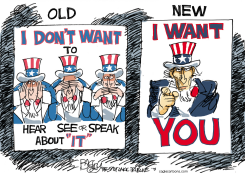 DONT ASK TELL by Pat Bagley