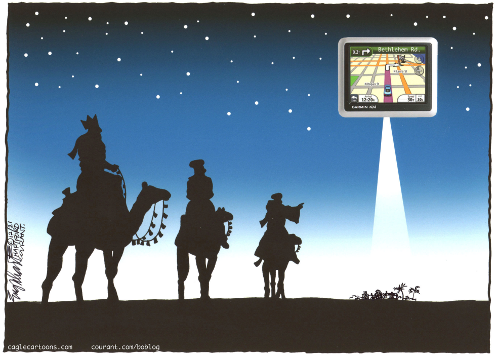  TRES REYES  by Bob Englehart