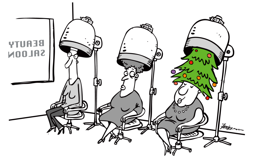Xmas hairdo