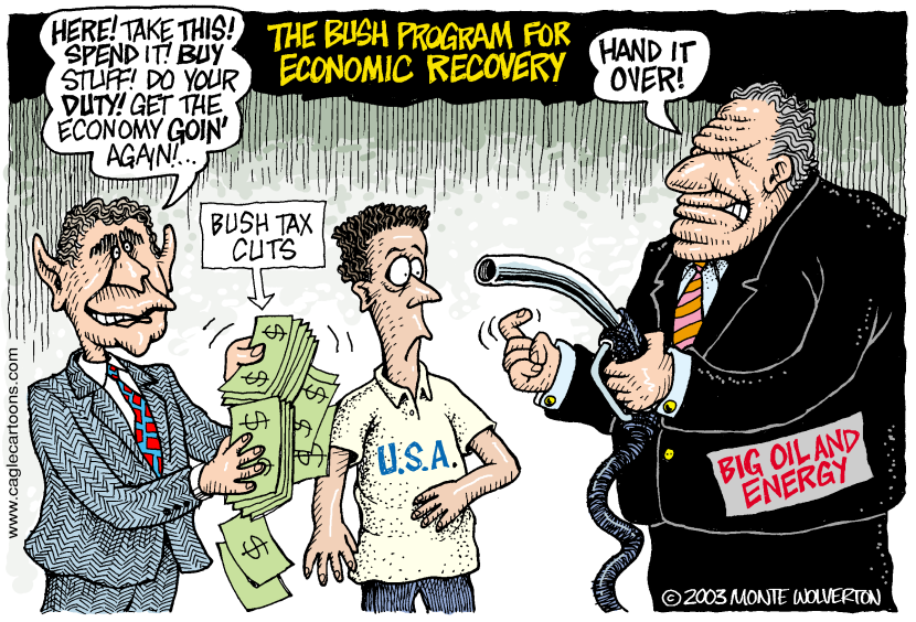 COLOR Bush Economic Recovery
