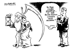 BRETT FAVRE by Jimmy Margulies