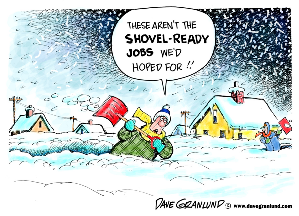 Snowstorms and shovel-ready jobs