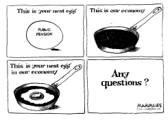 PUBLIC PENSIONS IN TROUBLE by Jimmy Margulies