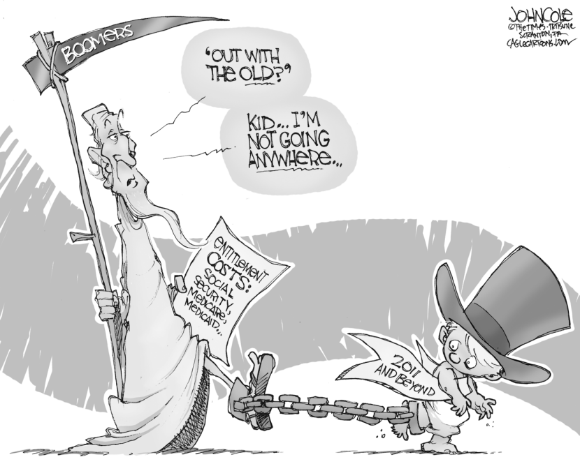 Boomer entitlements BW