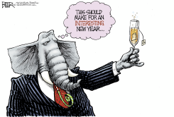 GOP NEW YEAR  by Nate Beeler