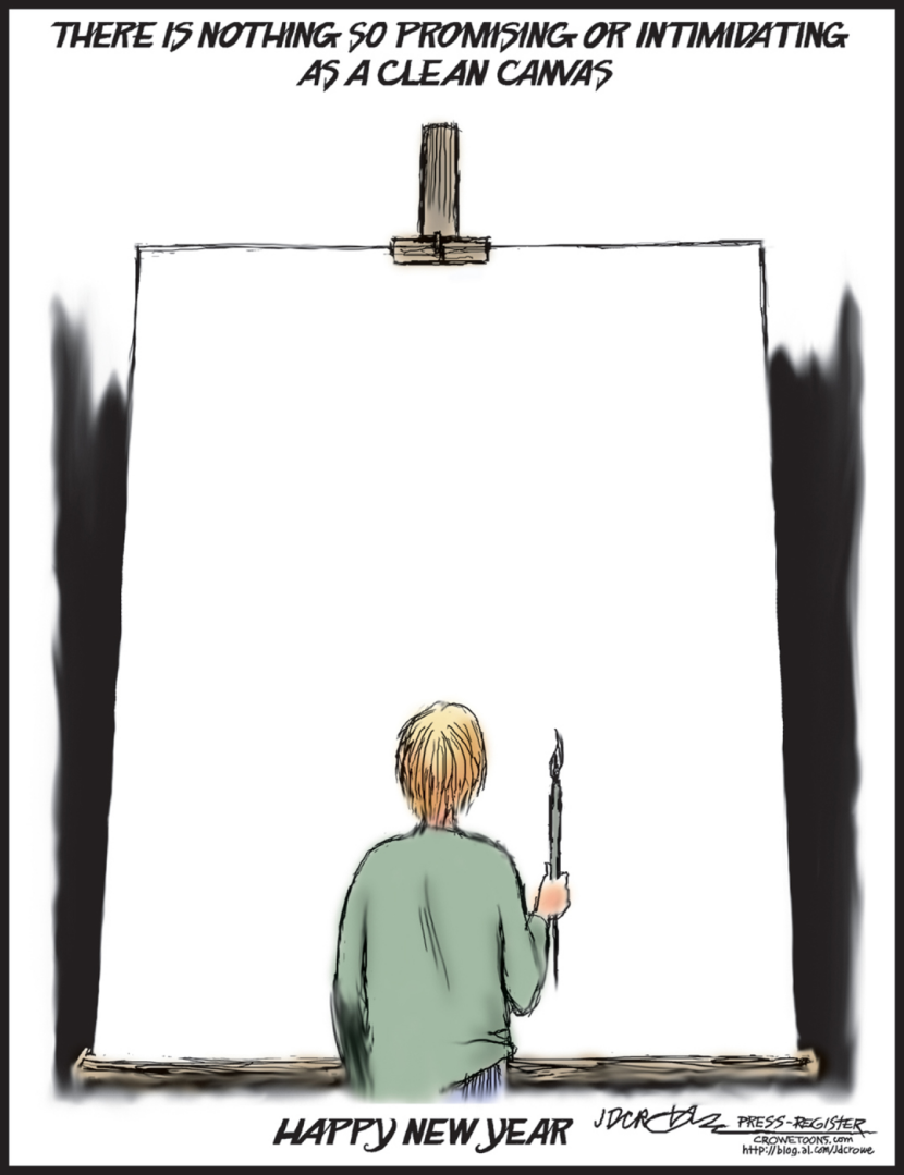 New year, clean canvas
