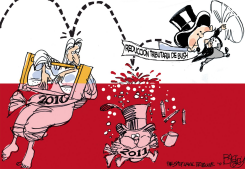 AHOGANDO AL AñO NUEVO /  by Pat Bagley