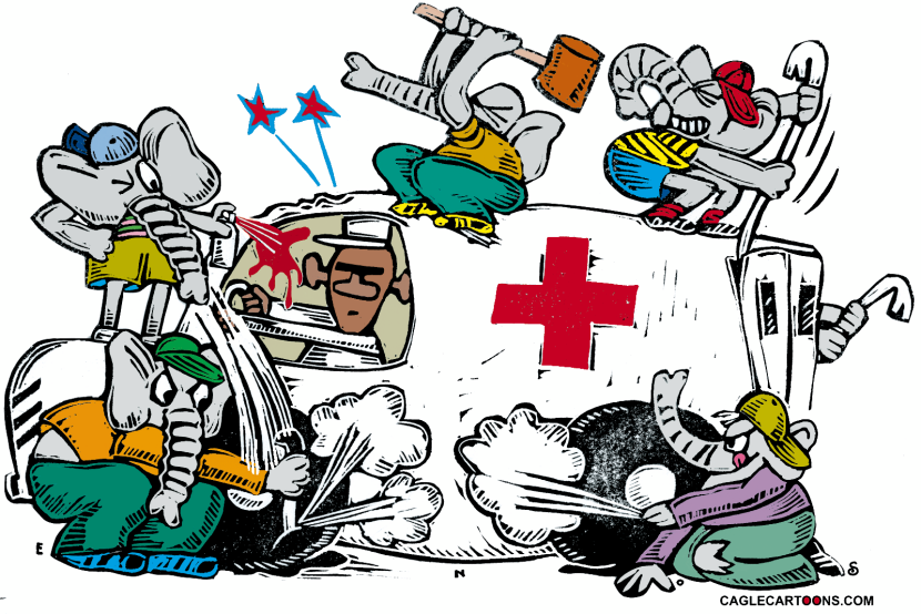 Obamacare Vandals Color