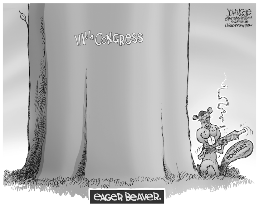 Boehner the eager beaver BW