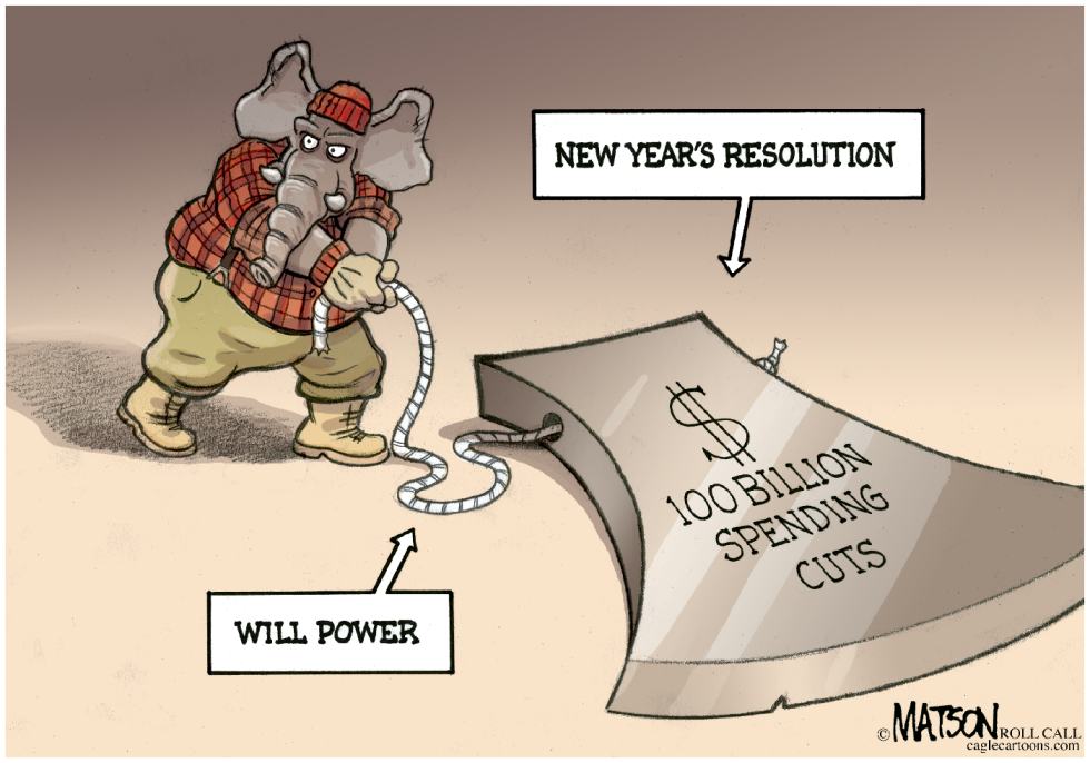 New Year's Budget Cutting Resolution-COLOR