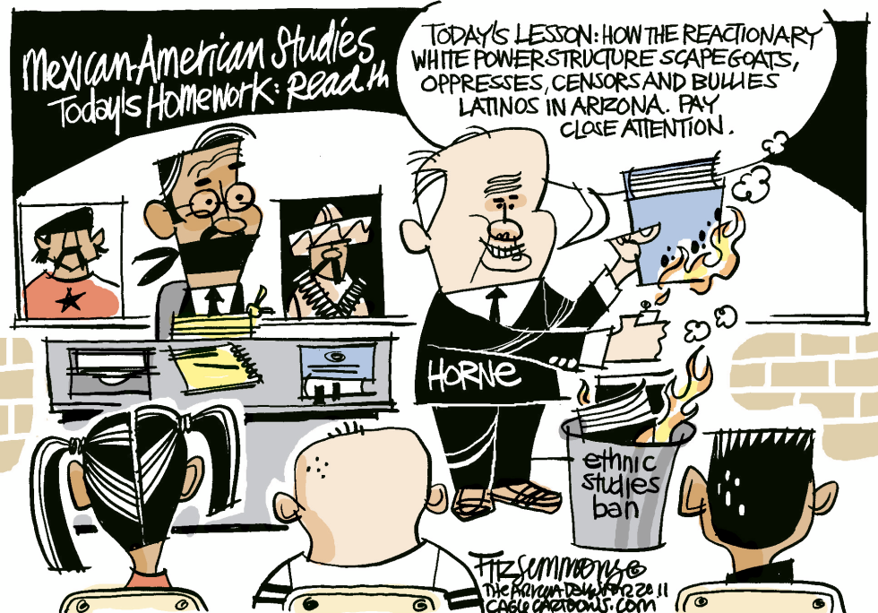  ARIZONA AND ETHNIC STUDIES by David Fitzsimmons