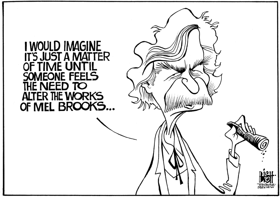 MARK TWAIN CENSORED, B/W