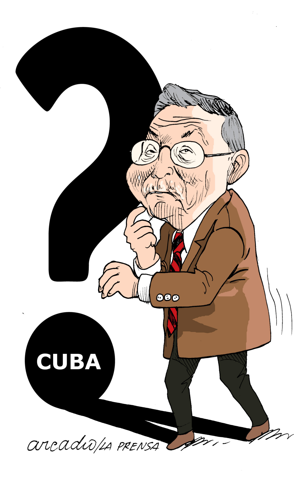  RAUL CASTRO Y SUS DUDAS by Arcadio Esquivel