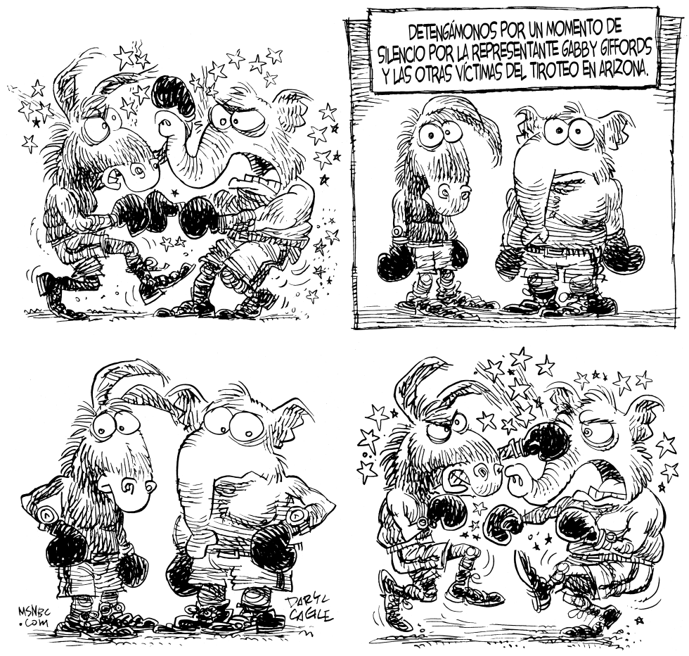  TIEMPO FUERA EN EL CONGRESO by Daryl Cagle