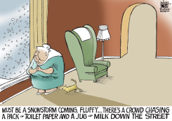 SNOW PANIC,  by Randy Bish