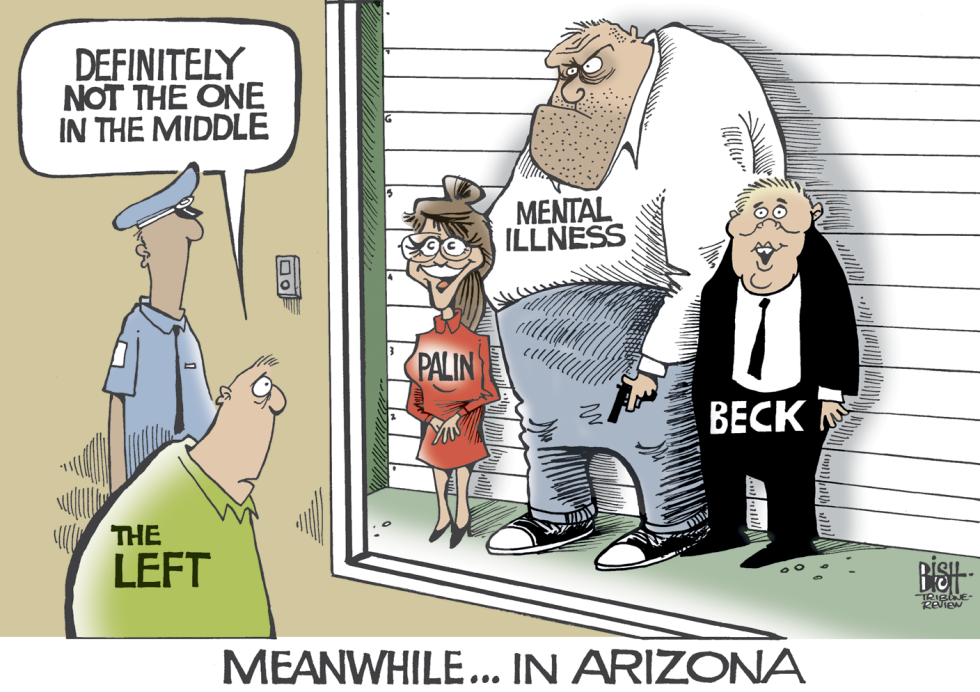 ARIZONA SHOOTING BLAME, COLOR