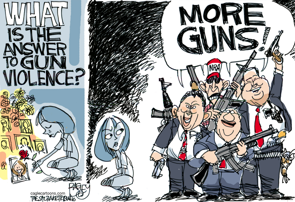  MORE GUNS by Pat Bagley