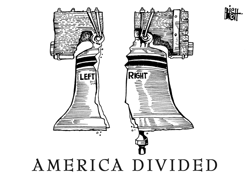 AMERICA DIVIDED, B/W