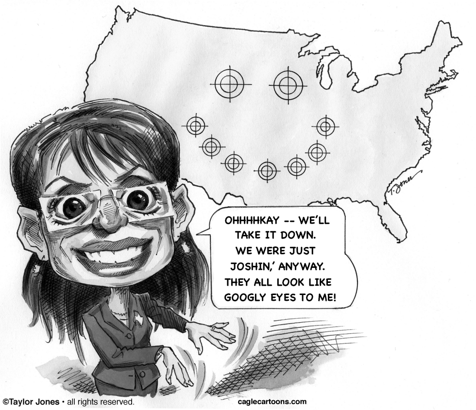 Sarah Palin in the crosshairs