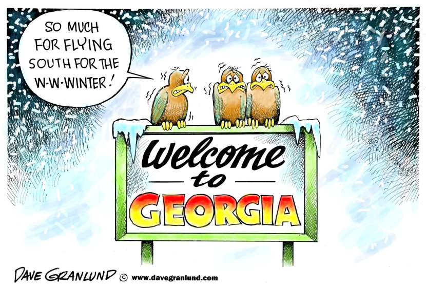 Southern ice and snow