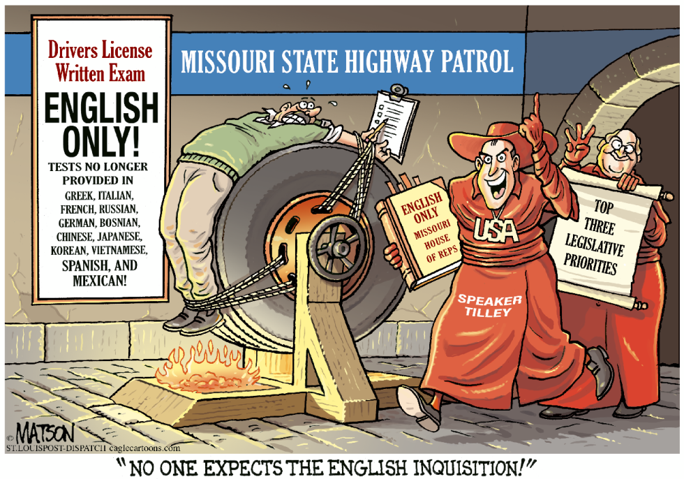 Local MO-English Only Drivers License Exams-COLOR