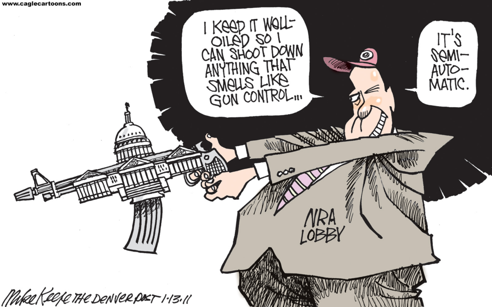  GUN CONTROL by Mike Keefe