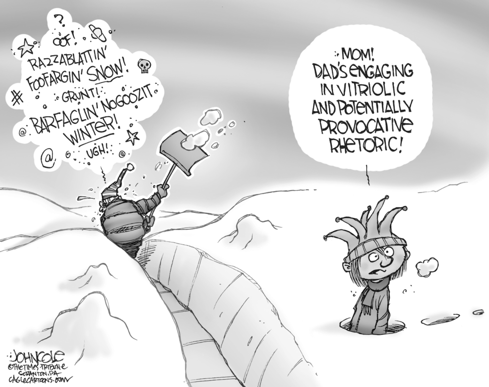 Uncivil weather BW Repost