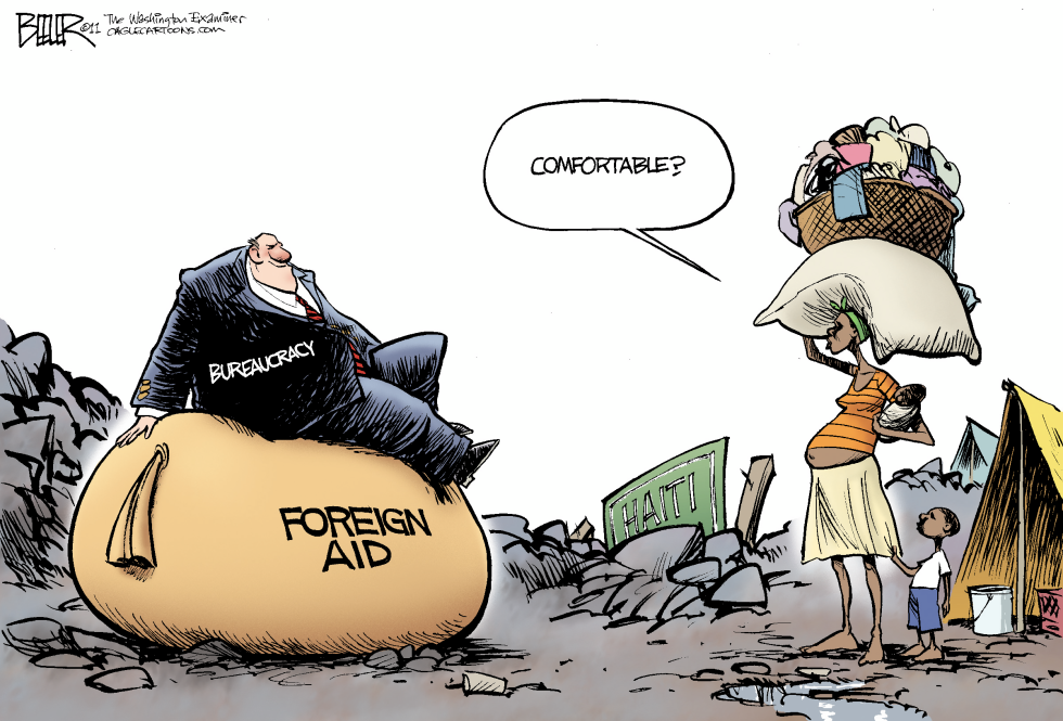  HAITI AID by Nate Beeler