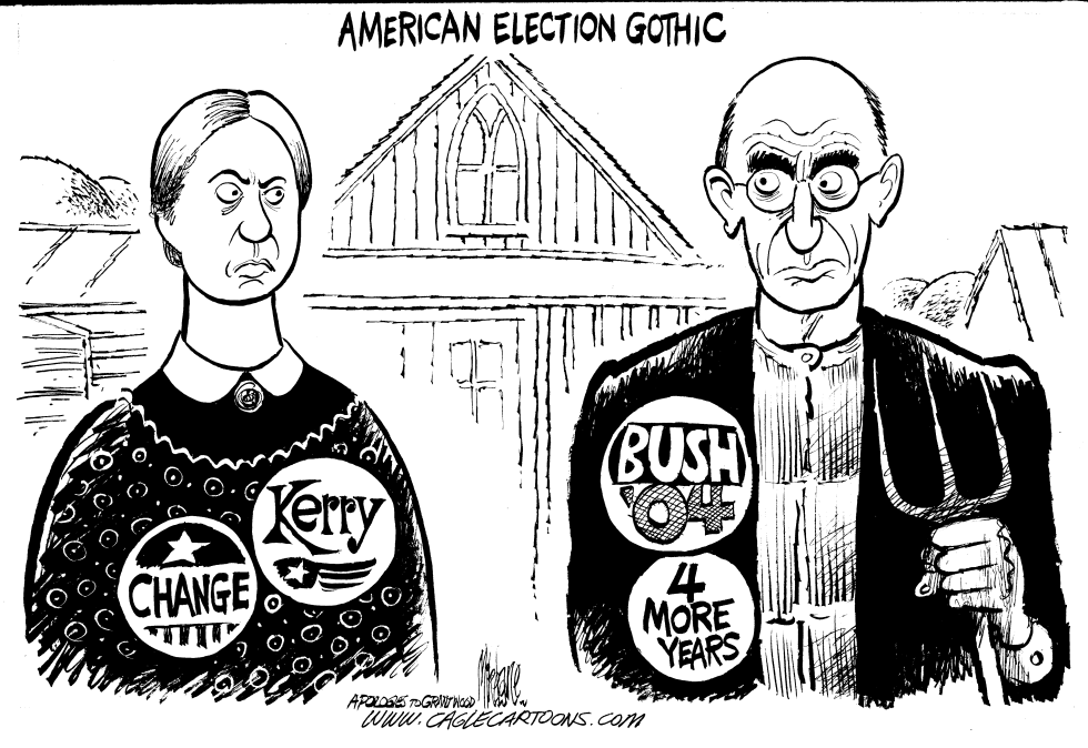  AMERICAN ELECTION GOTHIC by Mike Lane