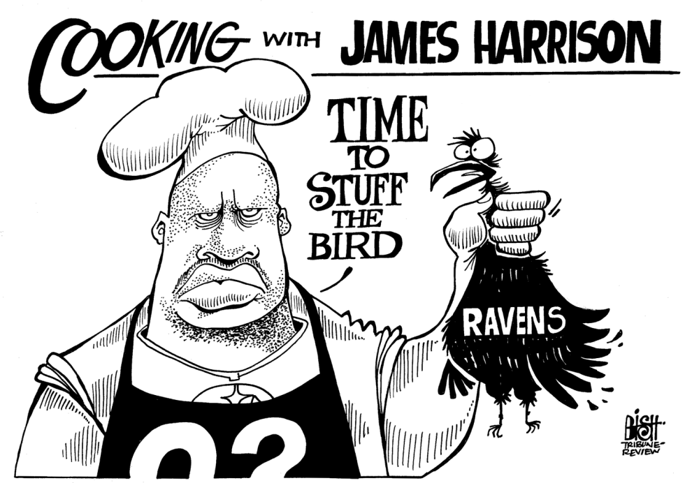 LOCAL- STEELERS VS RAVENS, B/W