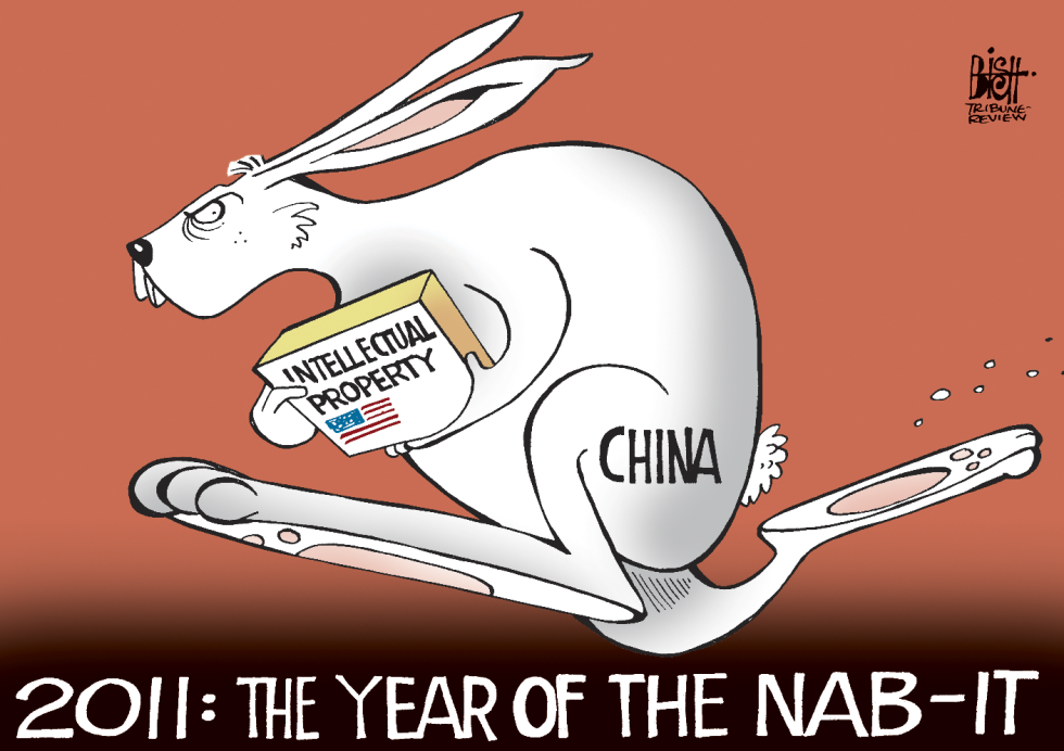CHINA, INTELLECTUAL PROPERTY THEFT, COLOR
