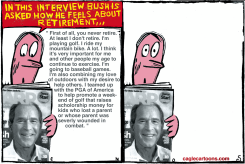 BUSH INTERVIEW IN AARP by Randall Enos