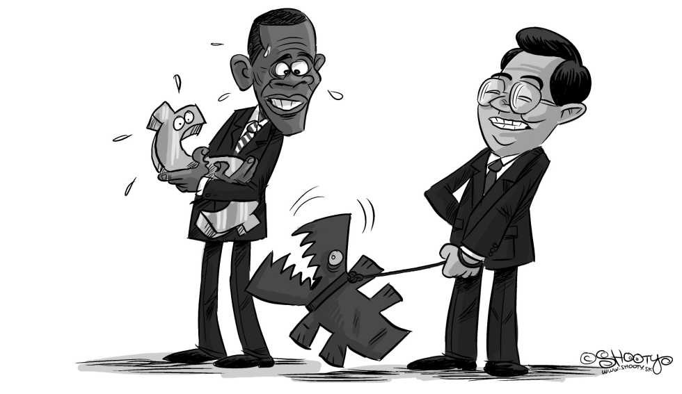 Obama and Hu Jintao